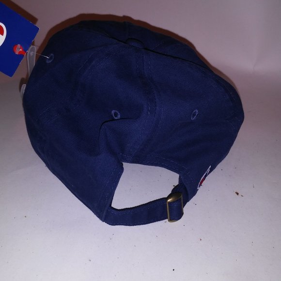 Champion Mens Hat Relaxed Fit Navy Blue One Size Pre Curved Bill Cotton Logo Buc - Picture 5 of 11